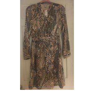 H&M snake skin dress